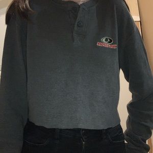 Cropped Mossy Oak Shirt